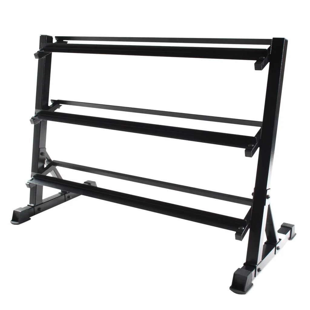 Black 3-tiered Dumbbell Storage Rack X88988