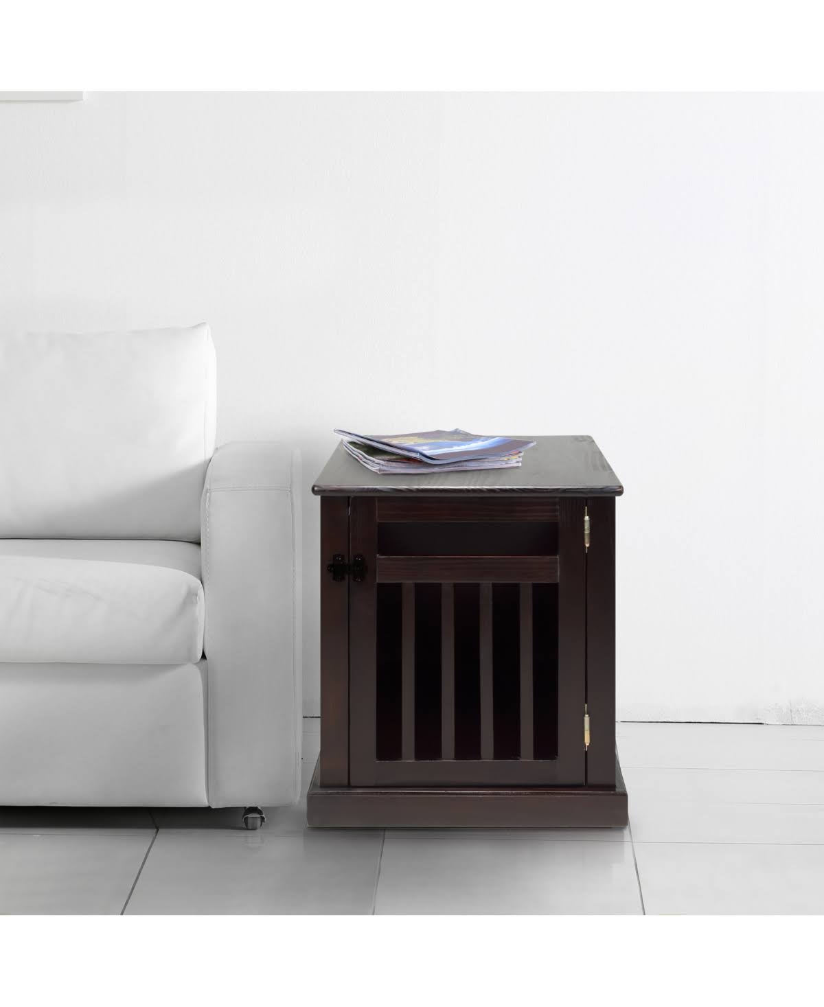 Pet Crate with Wood Slats L29525
