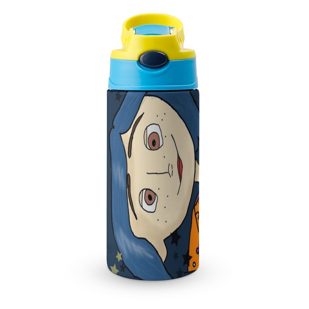 Insulated Stainless Steel Water Bottle With Straw F54565