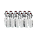 8.5oz Swing Top Glass Bottles 12-pack W7657