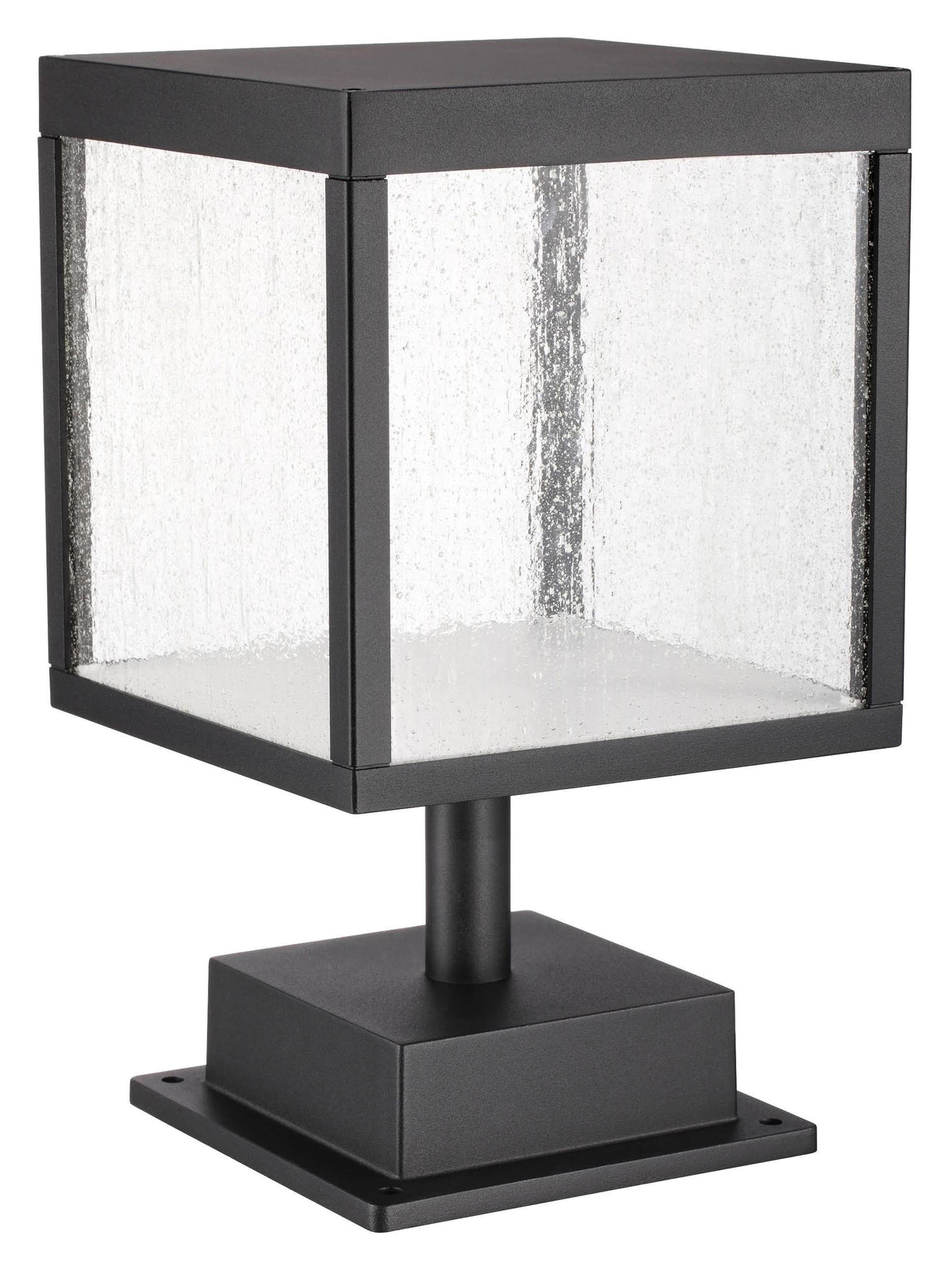 13 in. LED Outdoor Pier Mount Black M19592