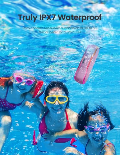 Portable IPX7 Waterproof Bluetooth Speaker 25W J44241