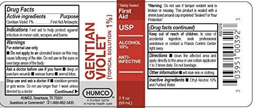 5 Pack Iodine Tincture 2% USP 1oz P985