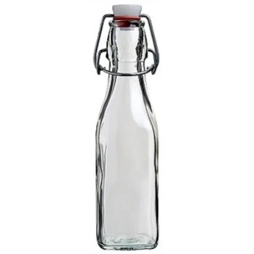 8.5oz Swing Top Glass Bottles 12-pack W7657