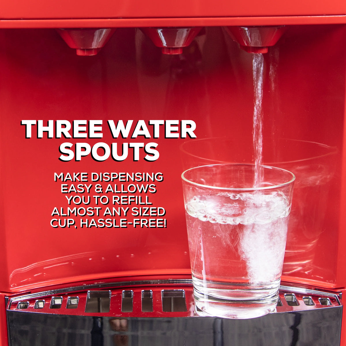 Retro Red Water Cooler V9172