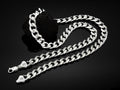 Sterling Silver Handmade 6mm Cuban Chain Necklace H290398