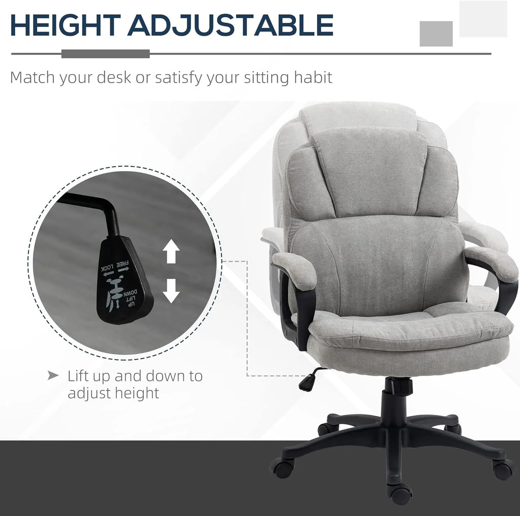 Gray Massage Office Chair with USB Power C4624