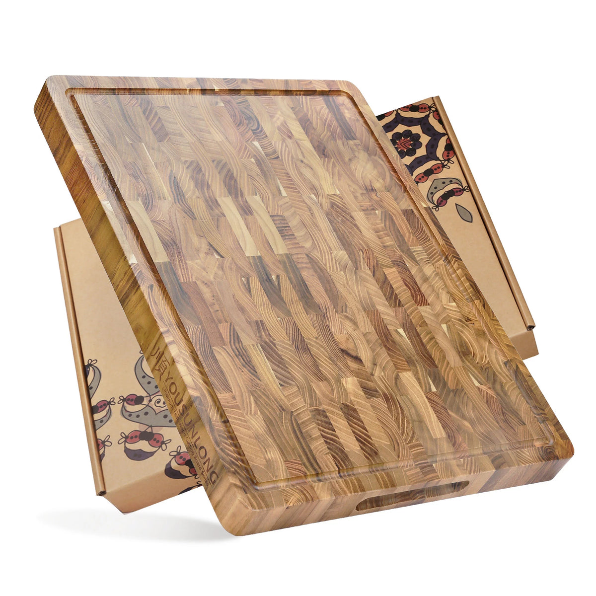 20x16 inch 1.5" Thick Teakwood Cutting Board F2885