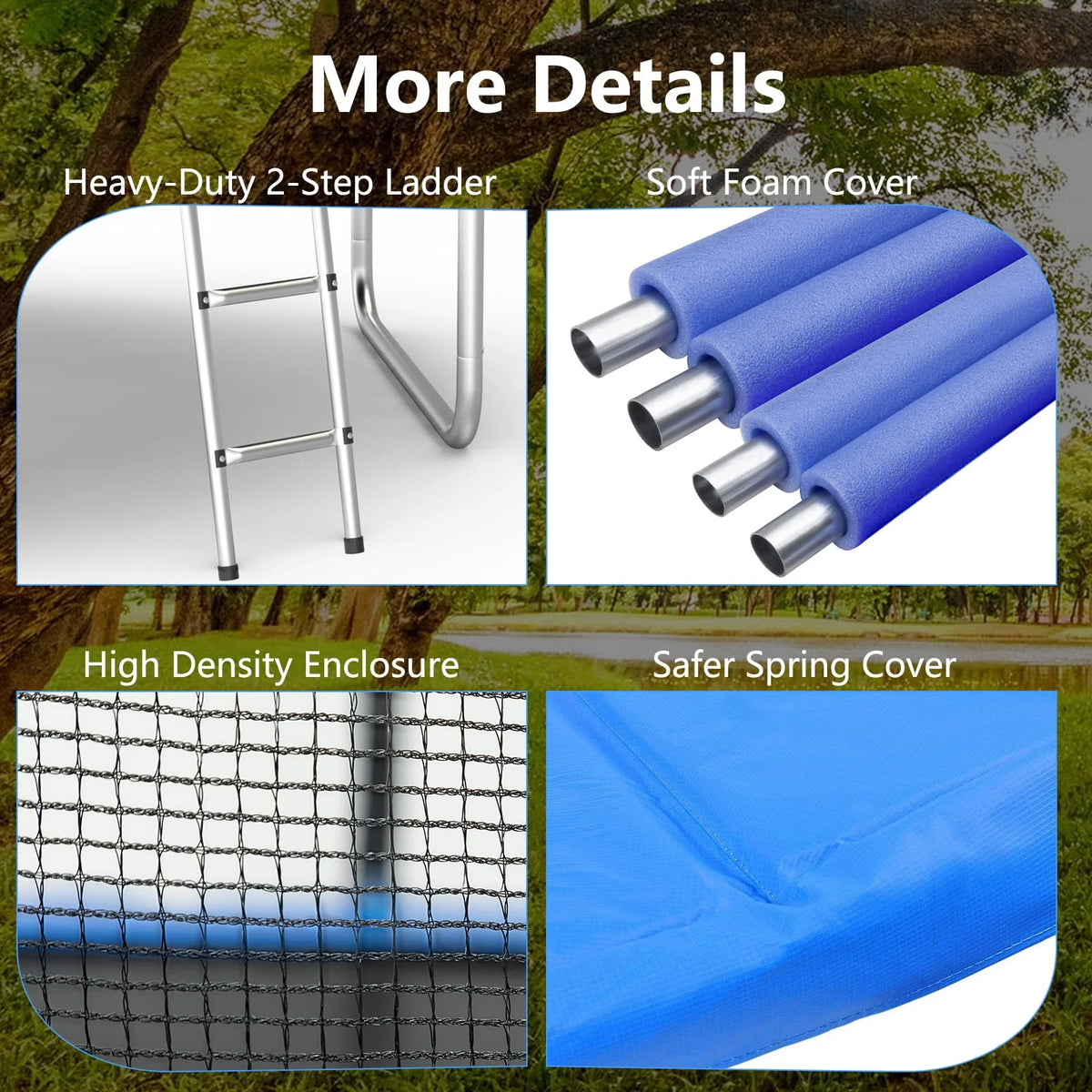 10FT Trampoline with Safety Enclosure Net I109240