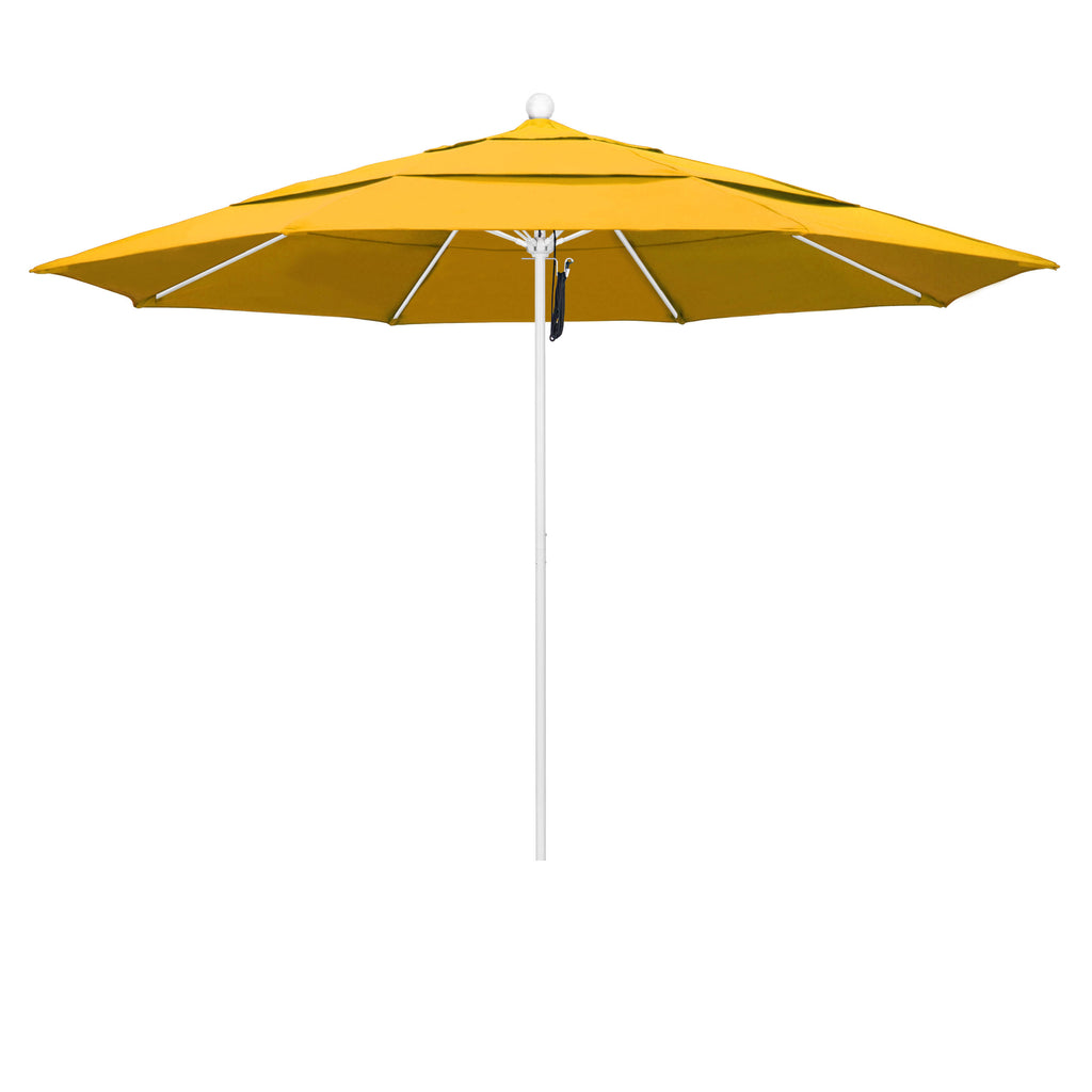 11 ft. Fiberglass White Market Umbrella L12563