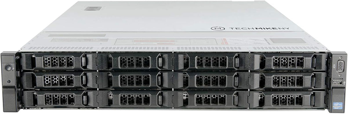 Server 2X E5-2630Lv2 2.40Ghz 12-Core 96GB H310 PowerEdge R720xd K868653