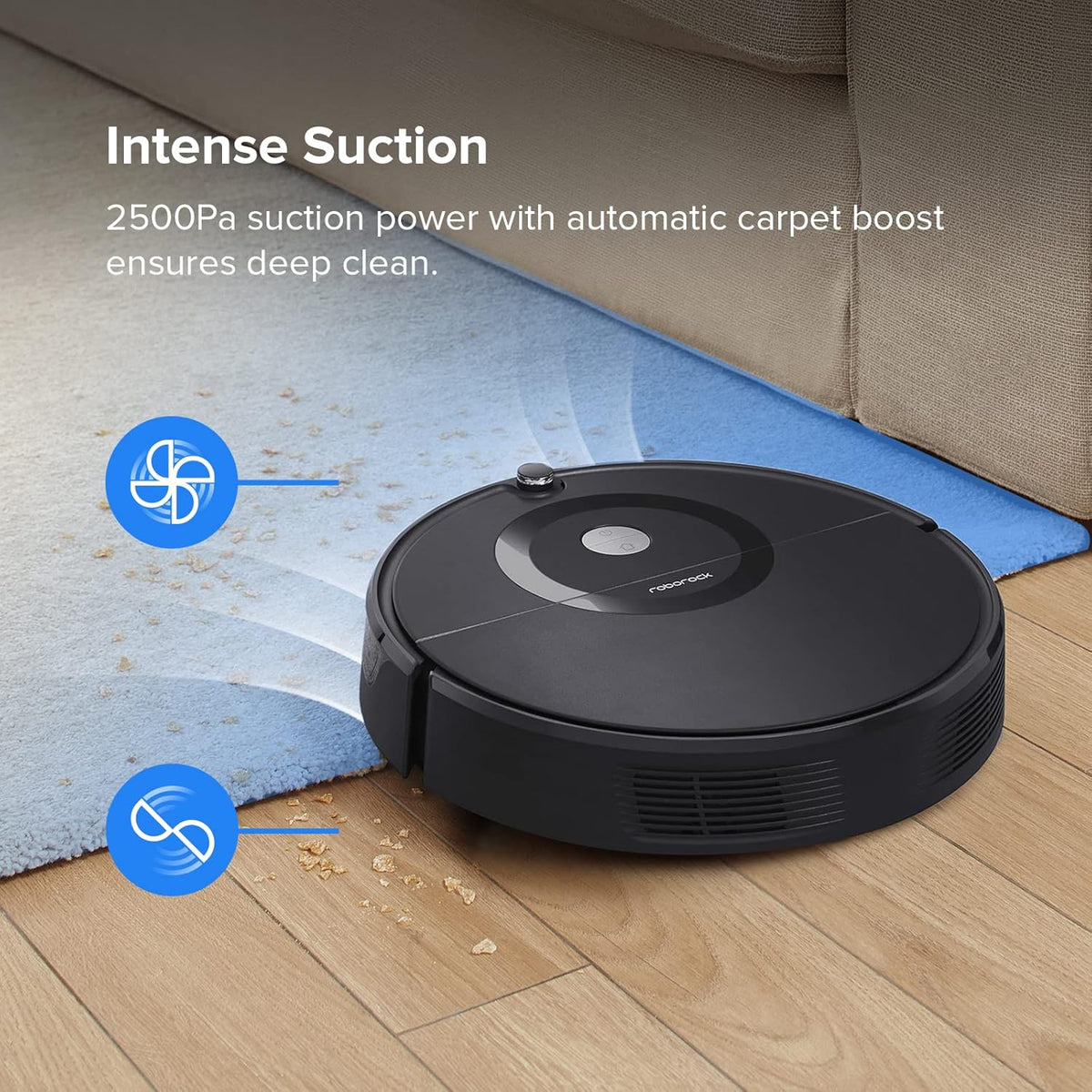 Robot Vacuum Cleaner with 2500Pa Strong Suction T218
