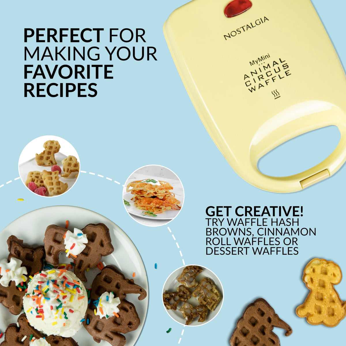 Yellow Animal Waffle Maker L2043
