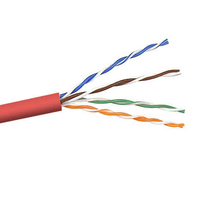 Cat5e Bulk Cable 1000ft Red D3579