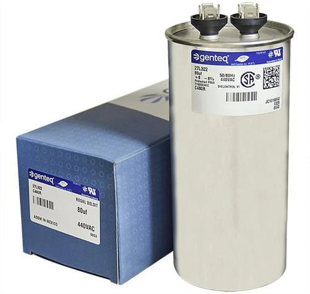 80 uF MFD 440 VAC Round Replacement Capacitor W15261