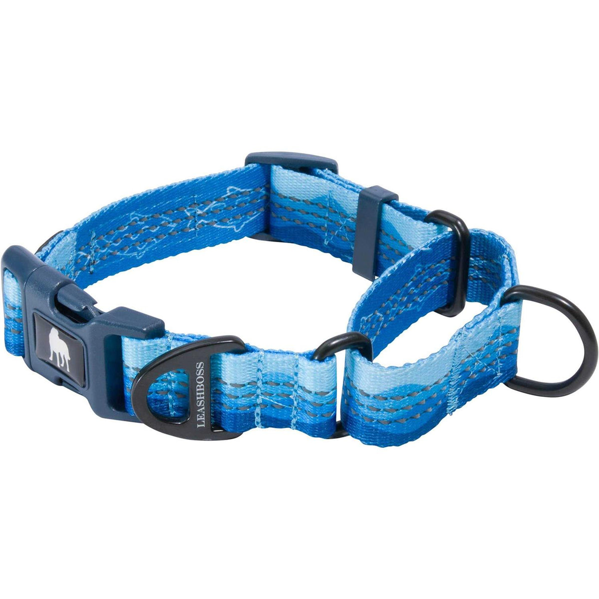 Patterned Fabric Martingale Dog Collar B98788