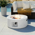 28-inch Round Propane Fire Pit Table Q3927