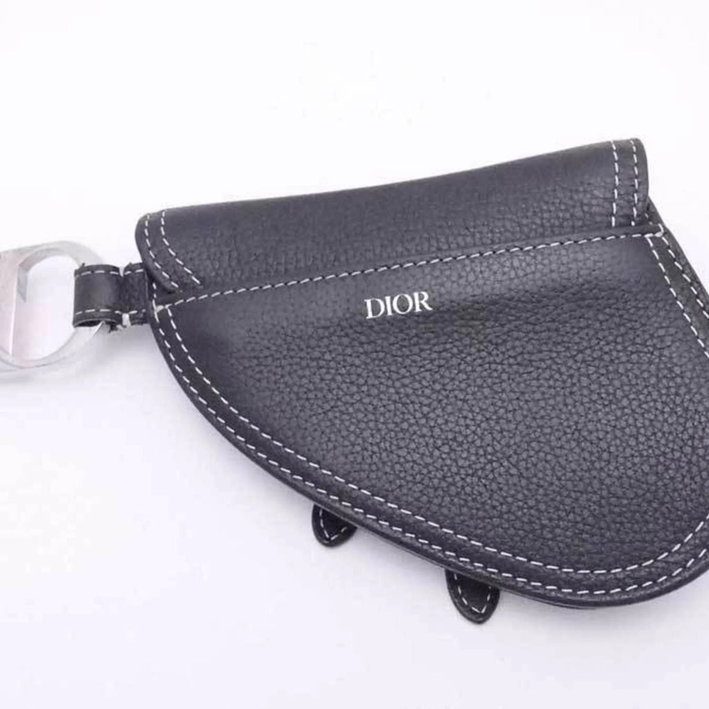 Pre-Owned Leather Key Case Charm Pouch L72891