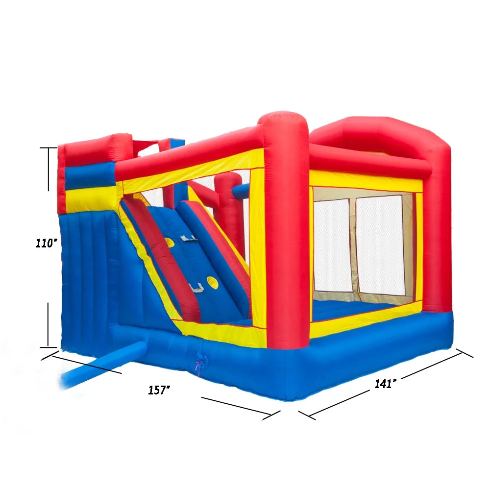 Inflatable Bouncer Castle with Slide S1060