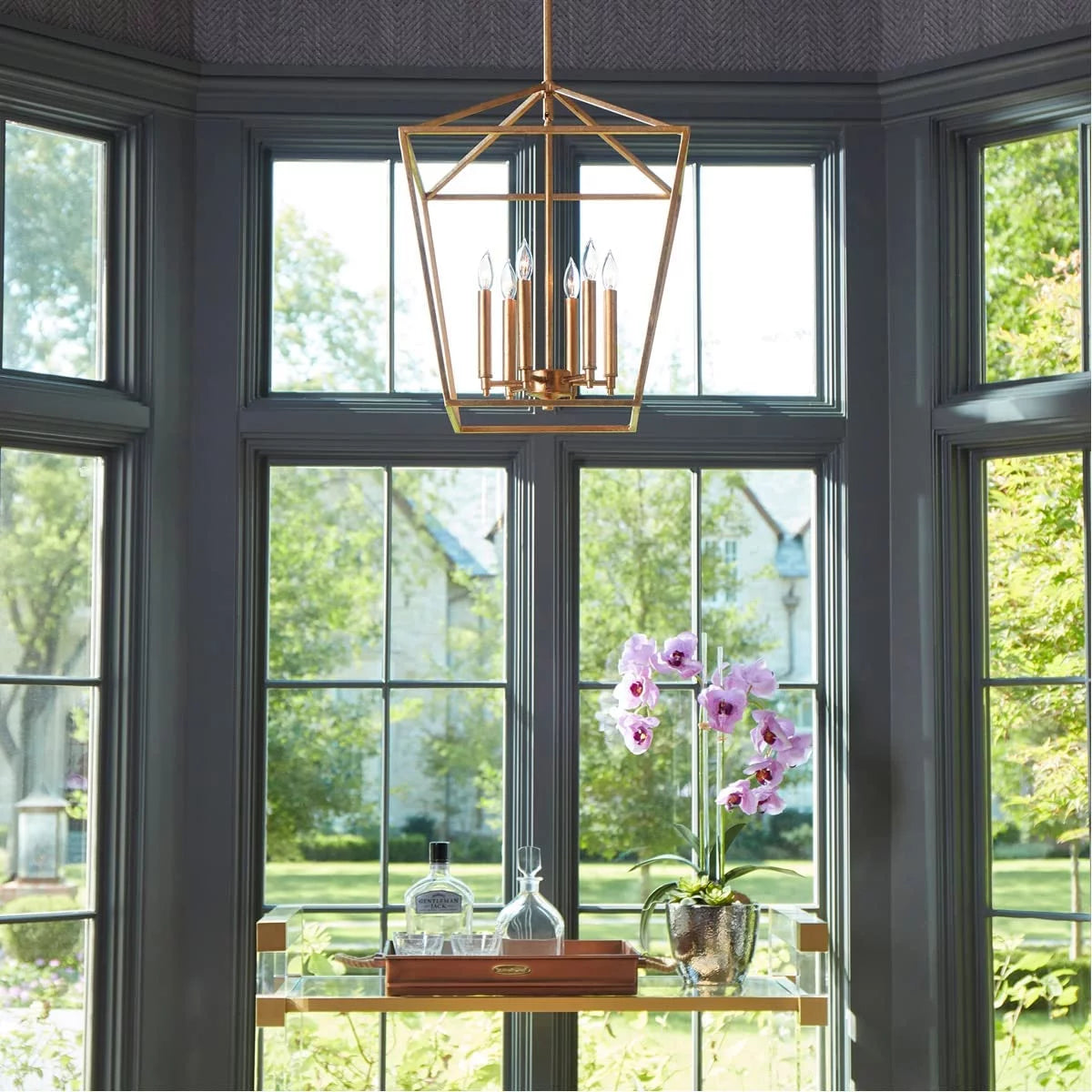 Six Light Entry Pendant T765
