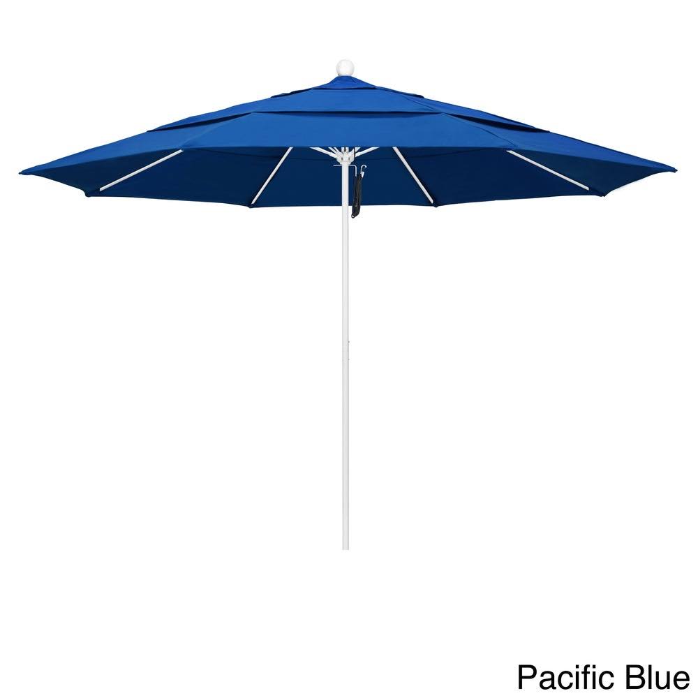 11 ft. Fiberglass White Market Umbrella L12563