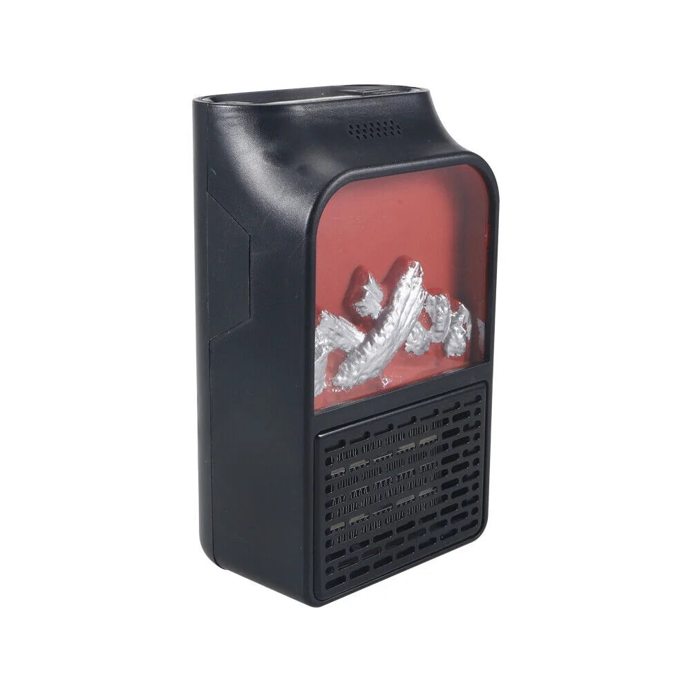 Compact Plug-in Wall Outlet Heater with Timer and Remote Control E8255