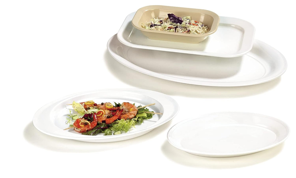 White Melamine Catering Platter O30712