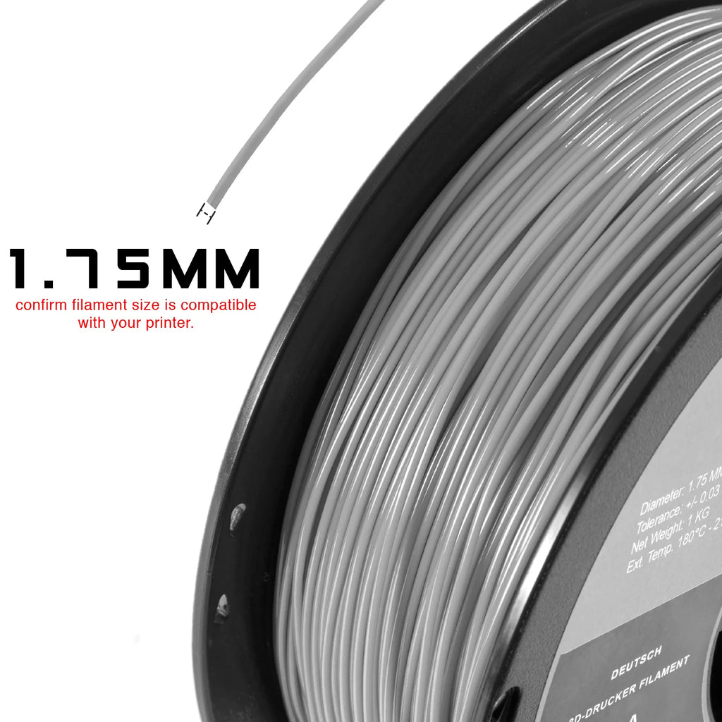 Gold 1.75 mm PLA 3D Printer Filament 1 kg Spool V3196