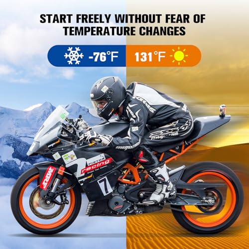 8Ah 480A 240CCA Lithium Motorcycle Battery R3973