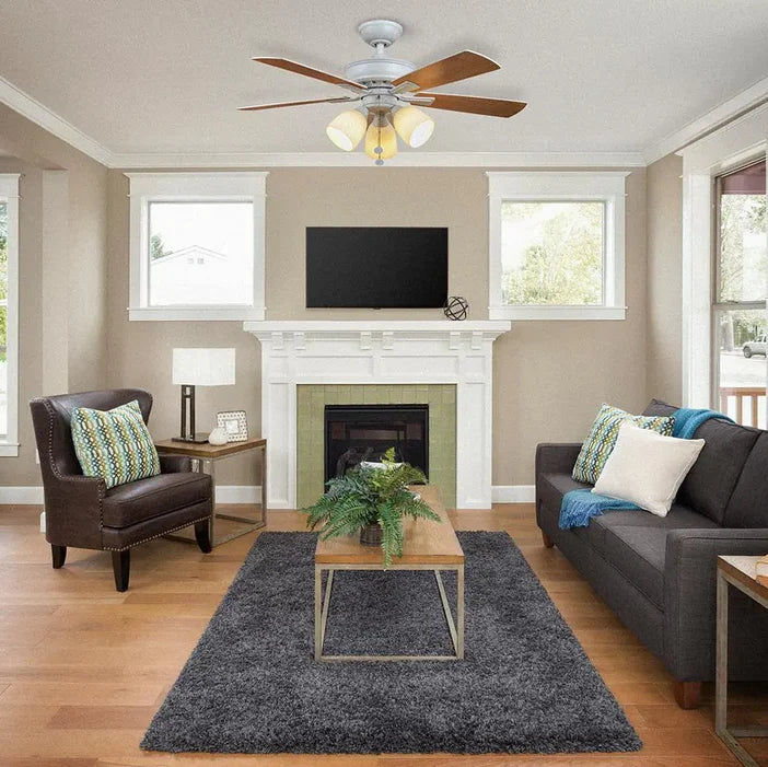 Matte White LED Ceiling Fan Z721167