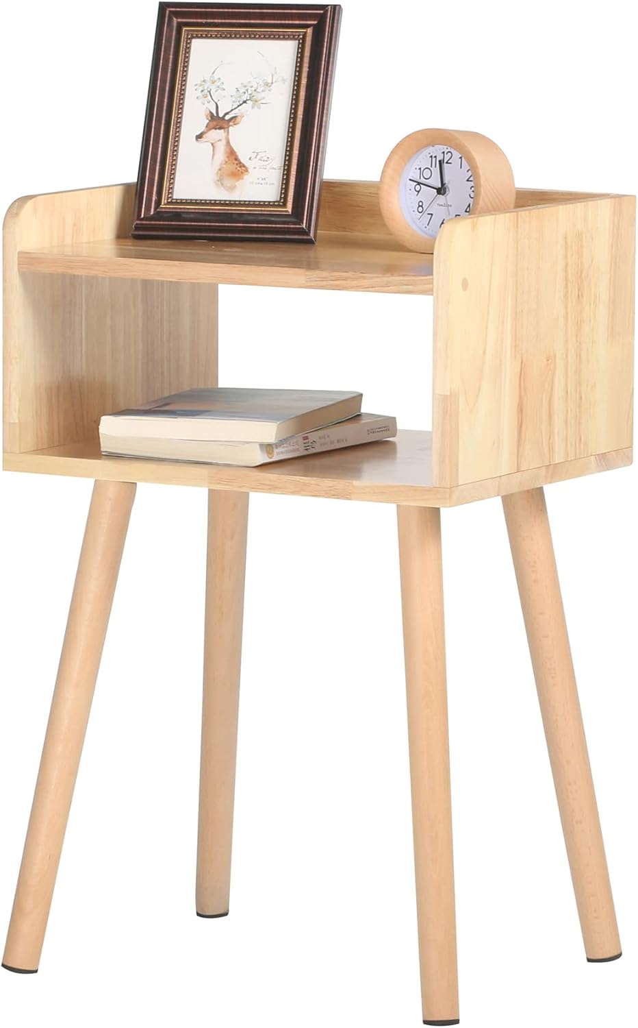 Solid Wood Night Stands Bedside Table Pack of 2 H104336