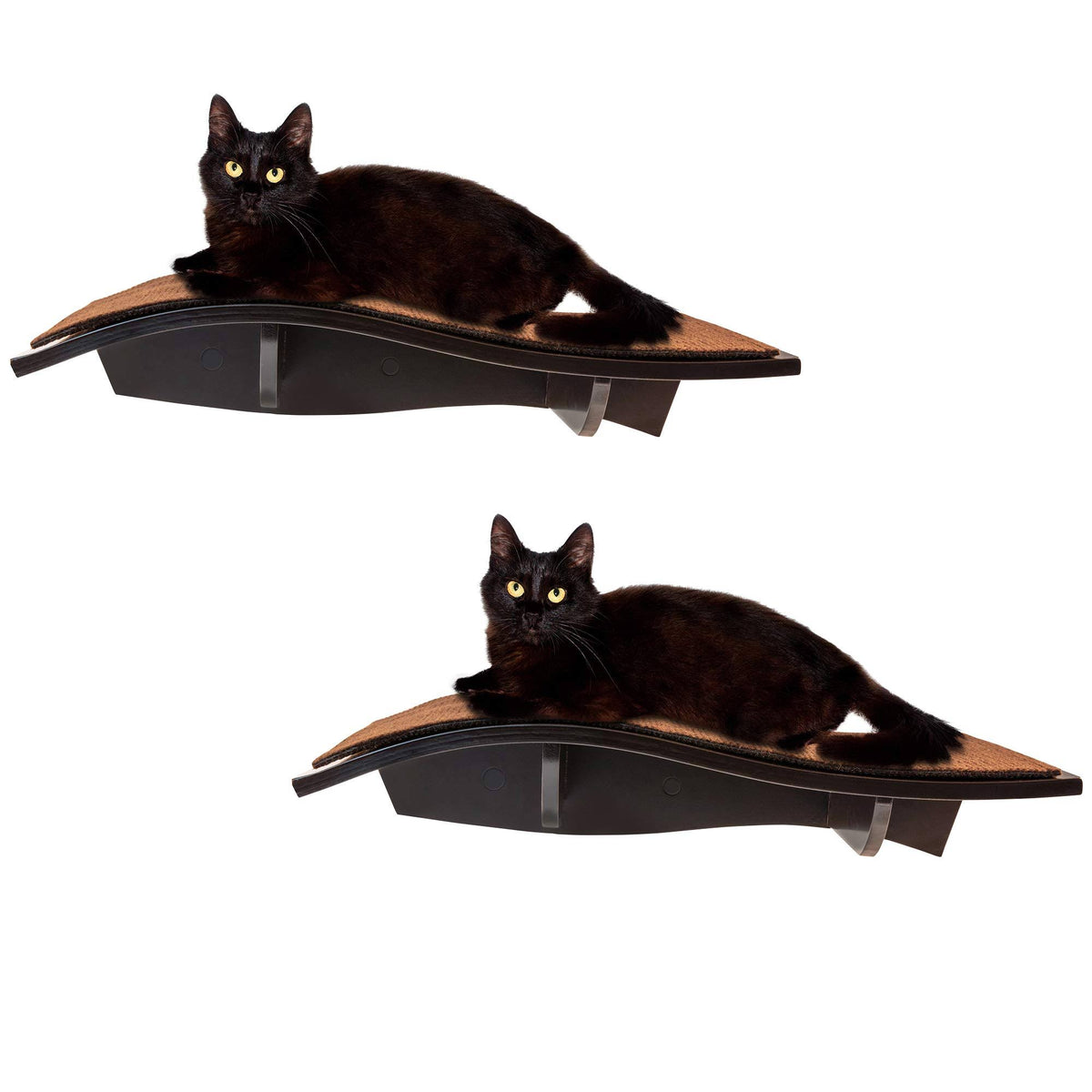 Cat Perch Wall-Mounted Wooden Shelf M38069