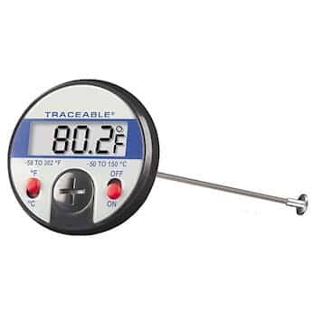 Jumbo-Display Thermometer with Calibration and Flat-Surface Probe S500240