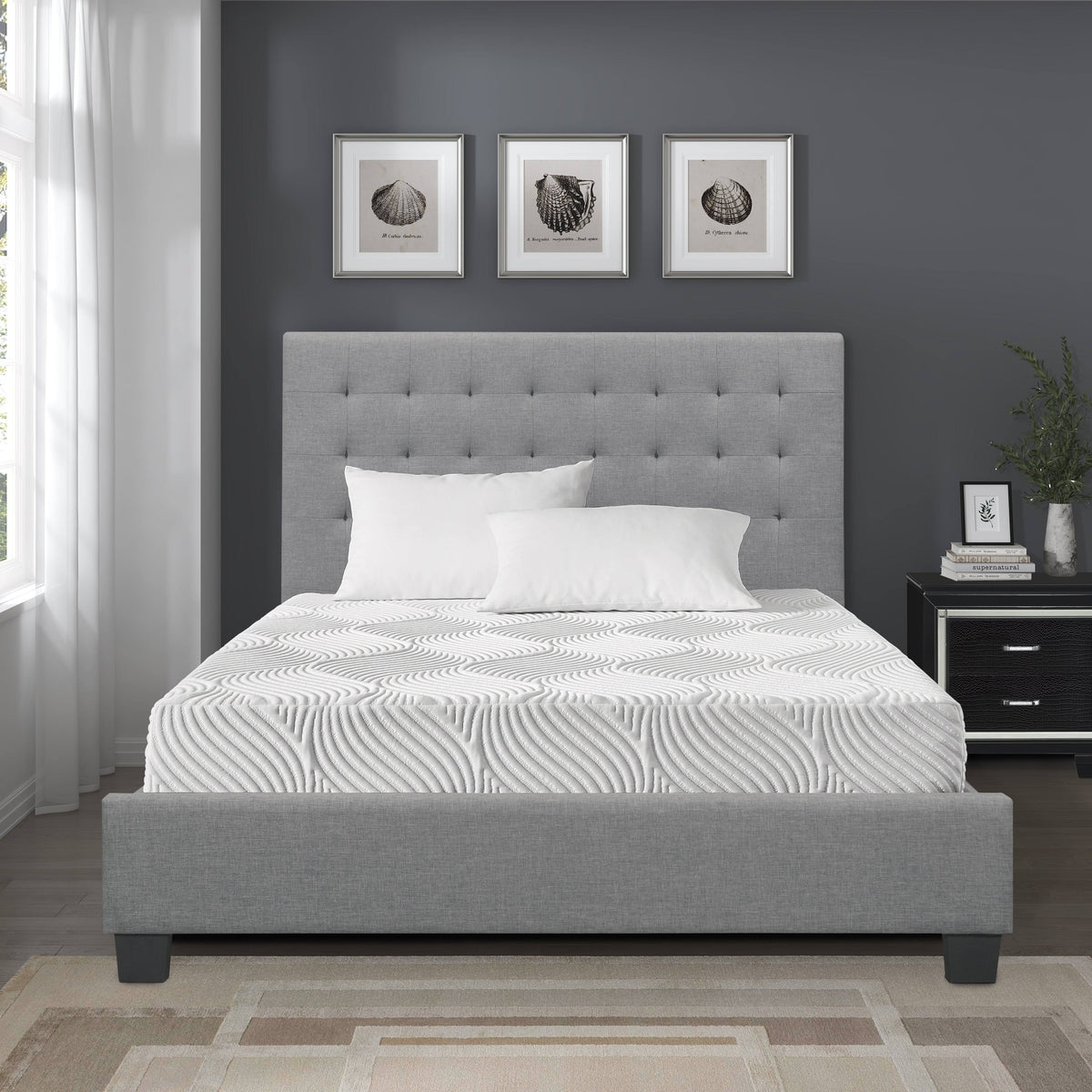 Twin Gel-Infused Memory Foam Mattress W324433