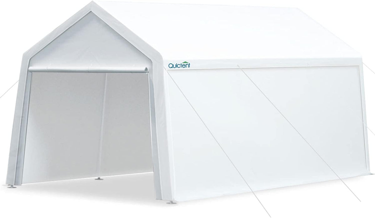White 10'x20' Heavy Duty Car Canopy Garage I926