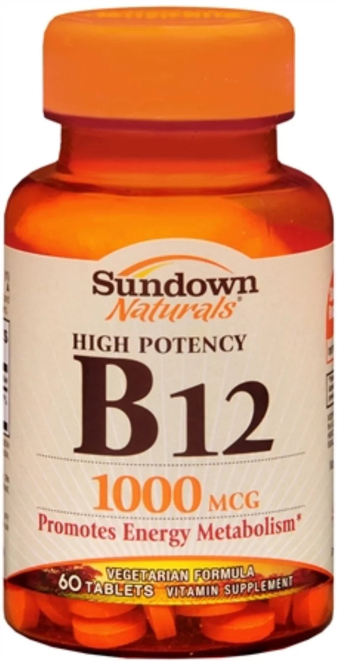 B-12 1000 mcg Tablets 60 Tablets Pack of 6 K756303
