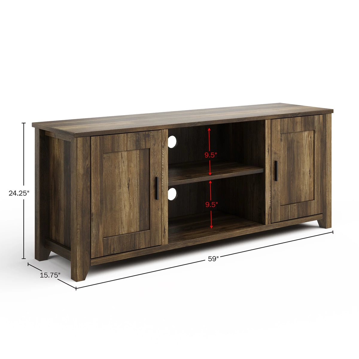 2-Door Farmhouse Style TV Stand E325152