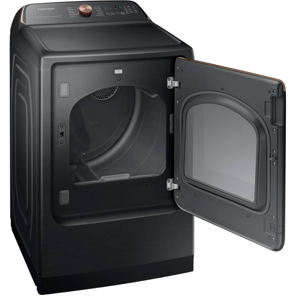 7.4 Cu. Ft. Brushed Black Front Load Gas Dryer W93948