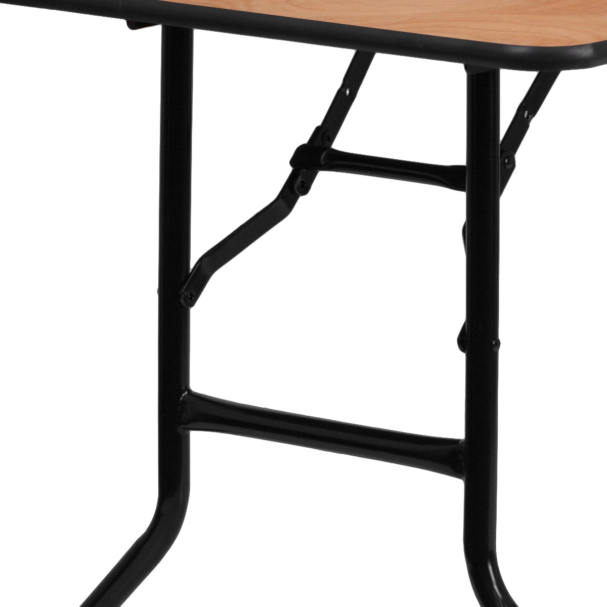 5-Foot Rectangular Wood Folding Banquet Table A601