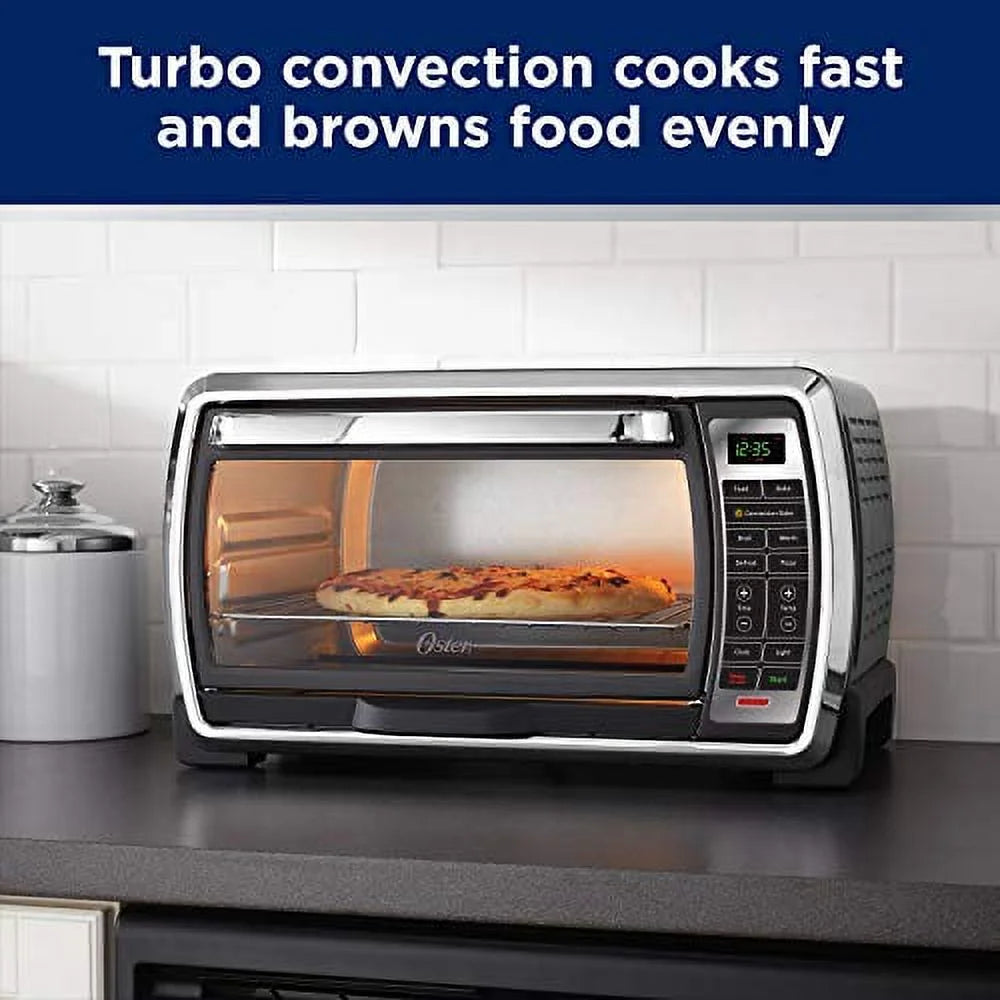 Black/Polished Stainless Digital Convection Toaster Oven R3530