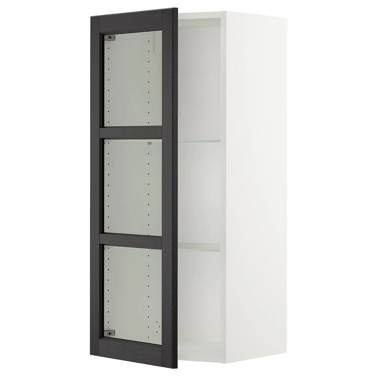 White Glass Door Wall Cabinet H10921