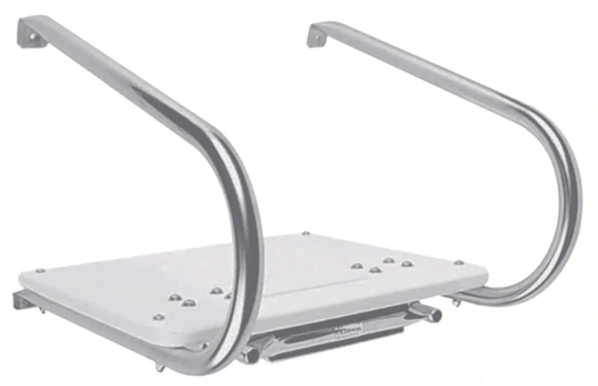Transom Platform with 2-Step Telescoping Ladder P4186