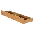 Set of 2 Wooden Underbed Storage Drawers on Wheels V9530