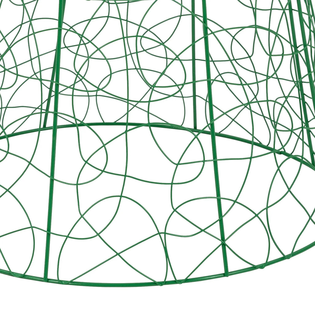 20PCS Garden Chicken Wire Cloche Plant Protector and Cover Iron Black/Green J208