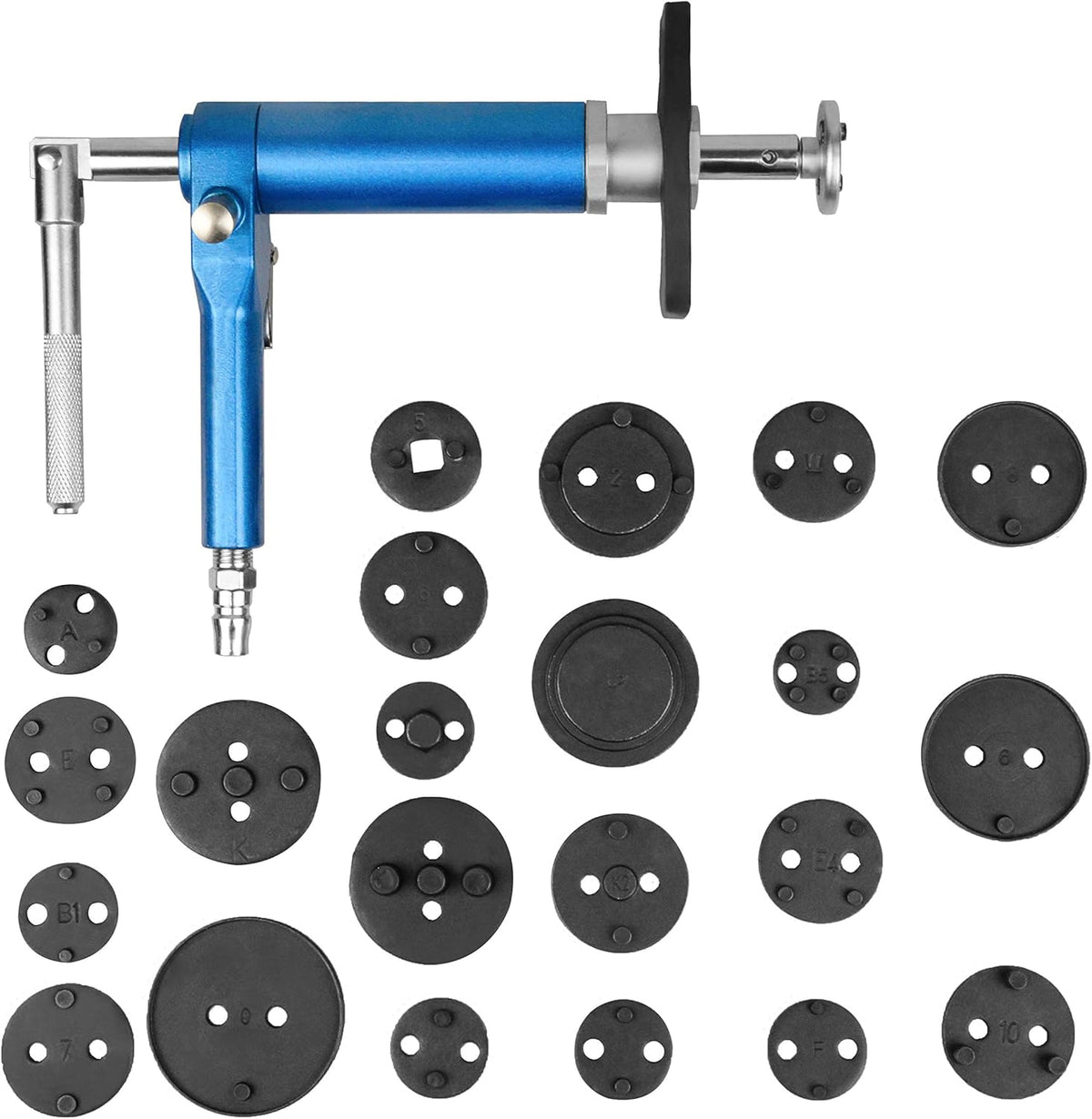 23PCS Pneumatic Brake Caliper Wind Back Tool Kit with Adapters H942