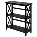 Black 3-Shelf Bookcase I2089