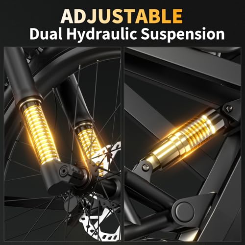 Electric Dirt Bike with 1440Wh Battery 30AH, 25 Inch Fat Tire J976793
