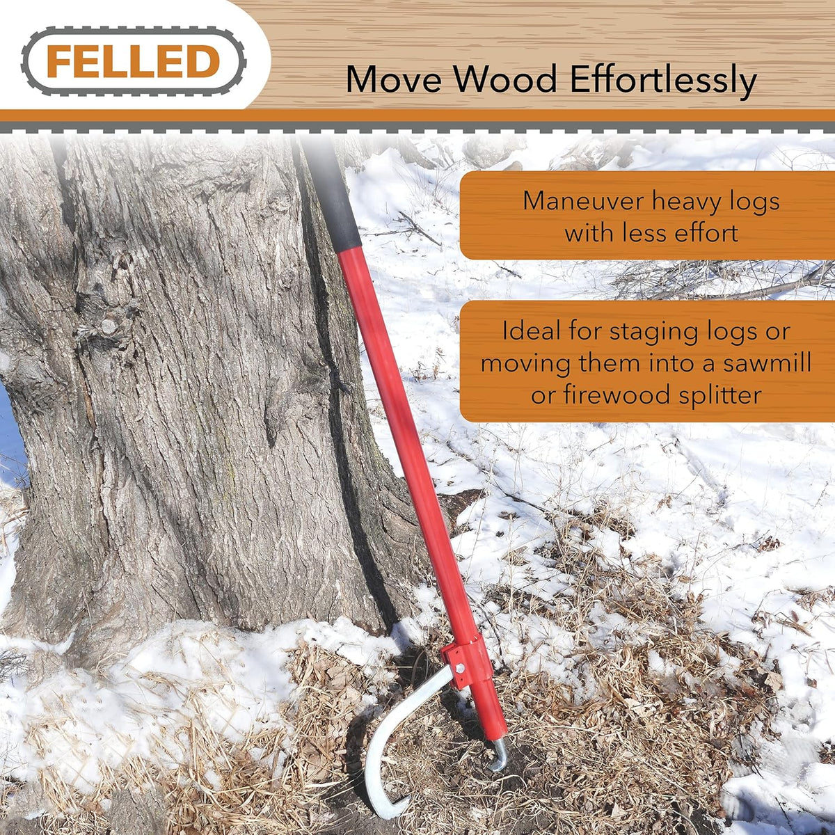 48in Log Cant Hook with Aluminum Handle H270