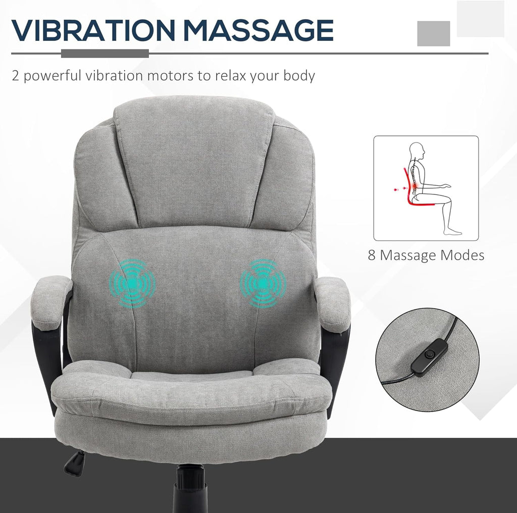 Gray Massage Office Chair with USB Power C4624