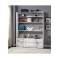 White Cargo Bookshelf & Ladder TV Stand H173880
